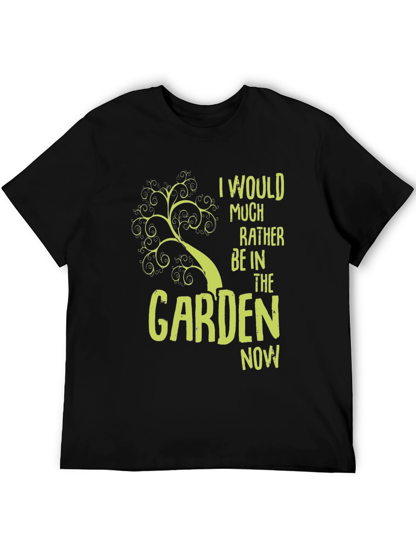Gardener T-Shirt: I Would Rather Be In The Garden Now Tee
