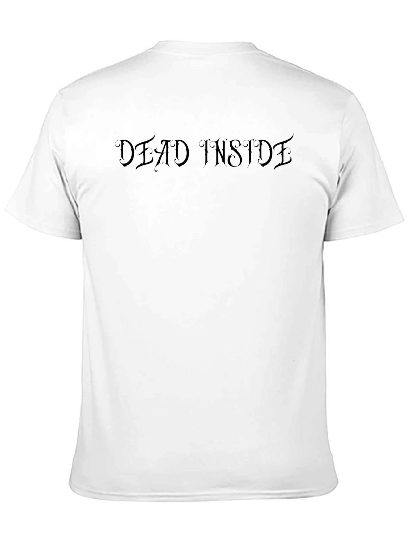 Dead Inside Gothic Black T-Shirt - Edgy Statement Tee