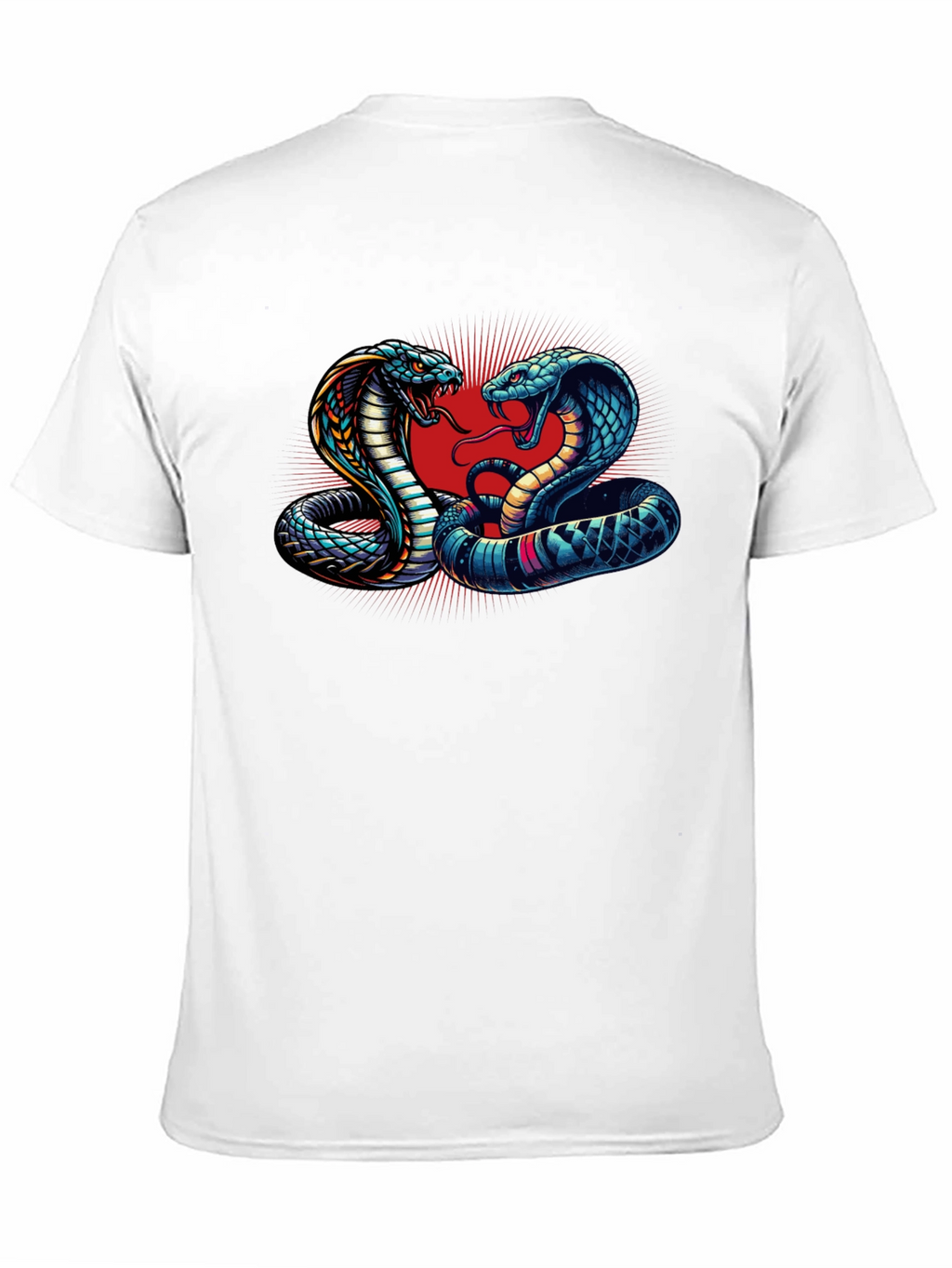 Cobra Clash Graphic Tee - Bold Snake Design