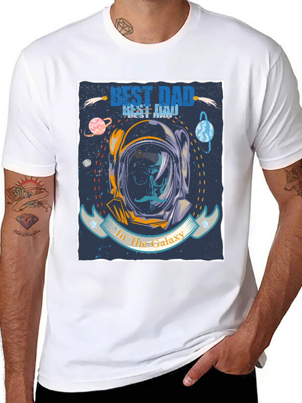 Best Dad in the Galaxy T-Shirt