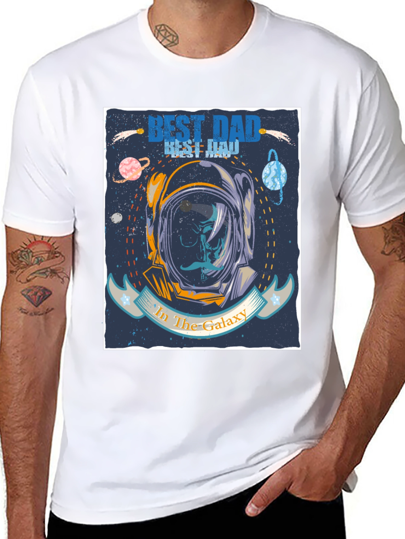 Best Dad in the Galaxy T-Shirt