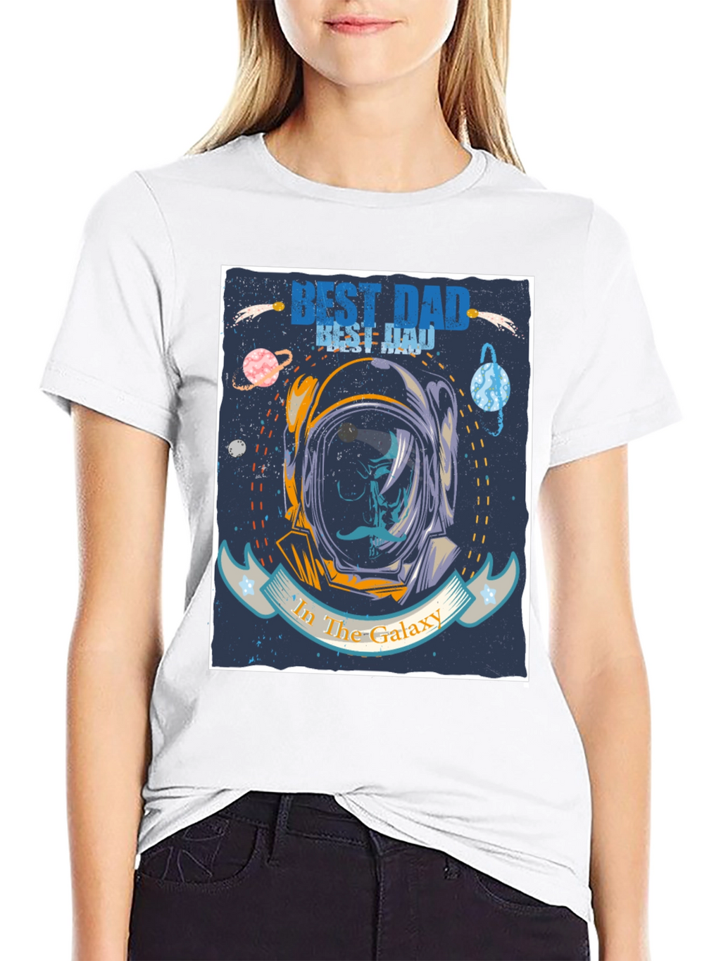 Best Dad in the Galaxy T-Shirt