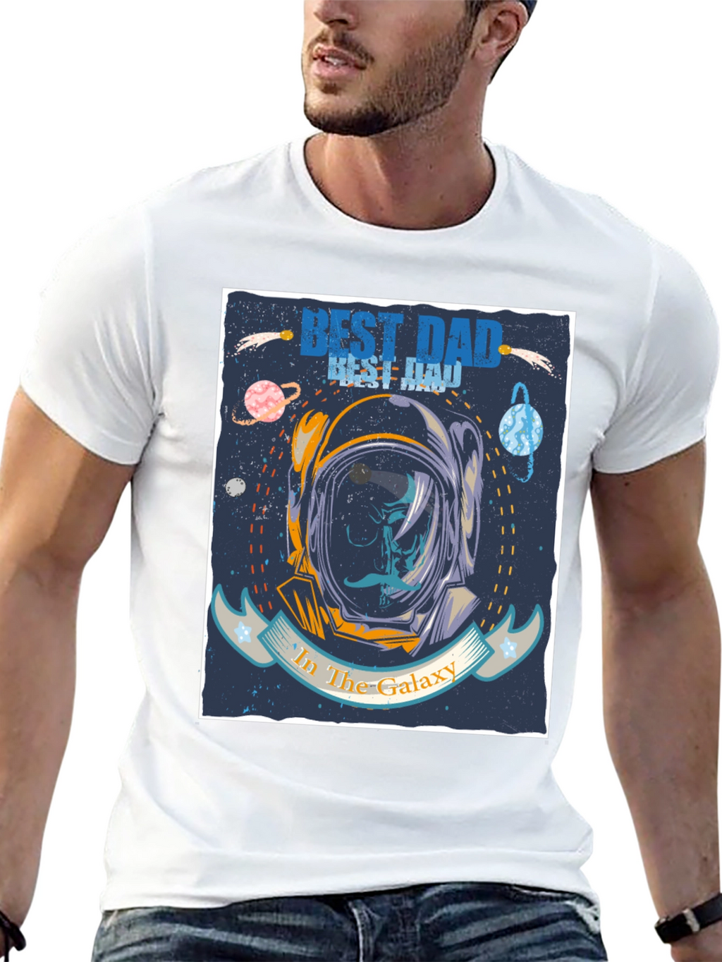 Best Dad in the Galaxy T-Shirt