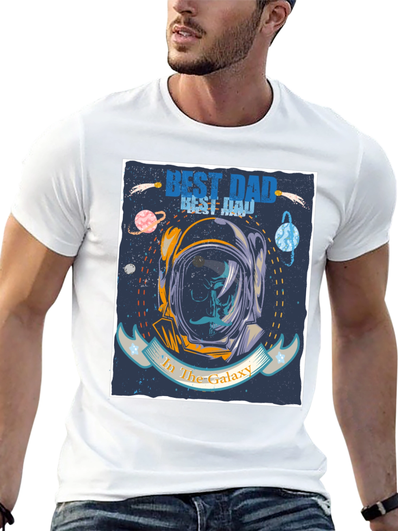 Best Dad in the Galaxy T-Shirt