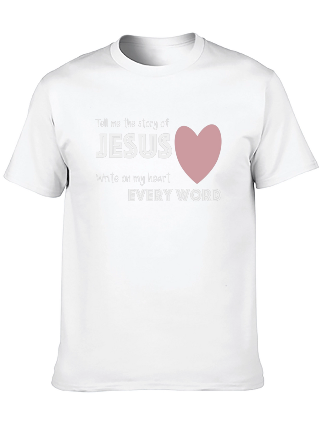 Jesus Heart Graphic Tee - Christian T-Shirt
