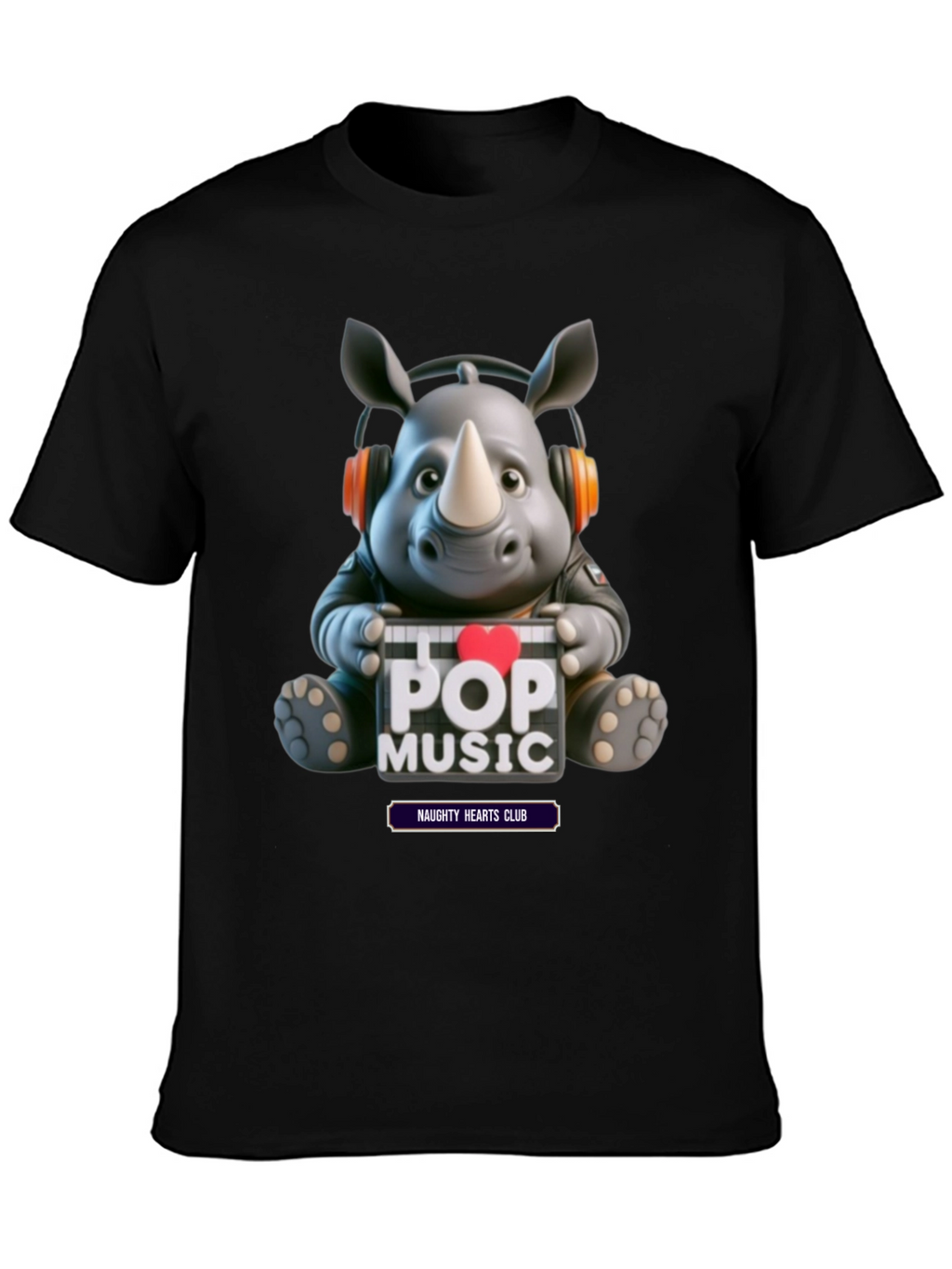 Pop Music Rhino Tee