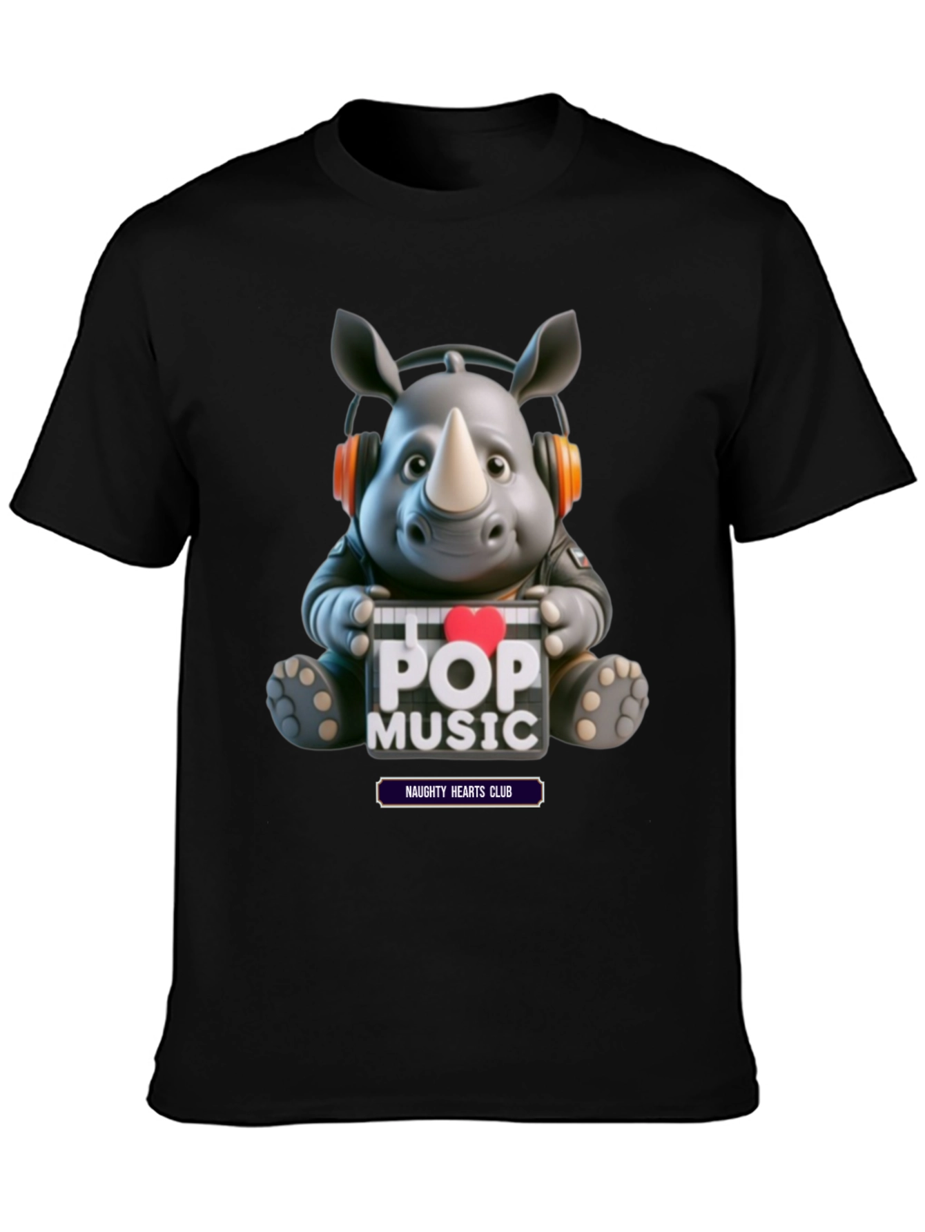 Pop Music Rhino Tee