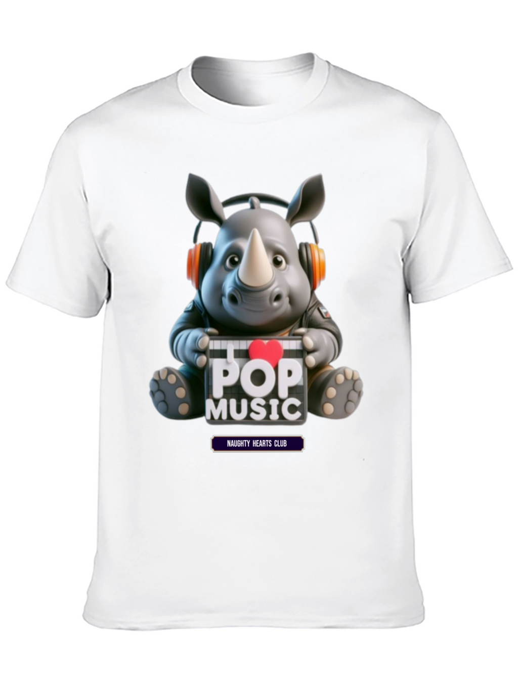 Pop Music Rhino Tee