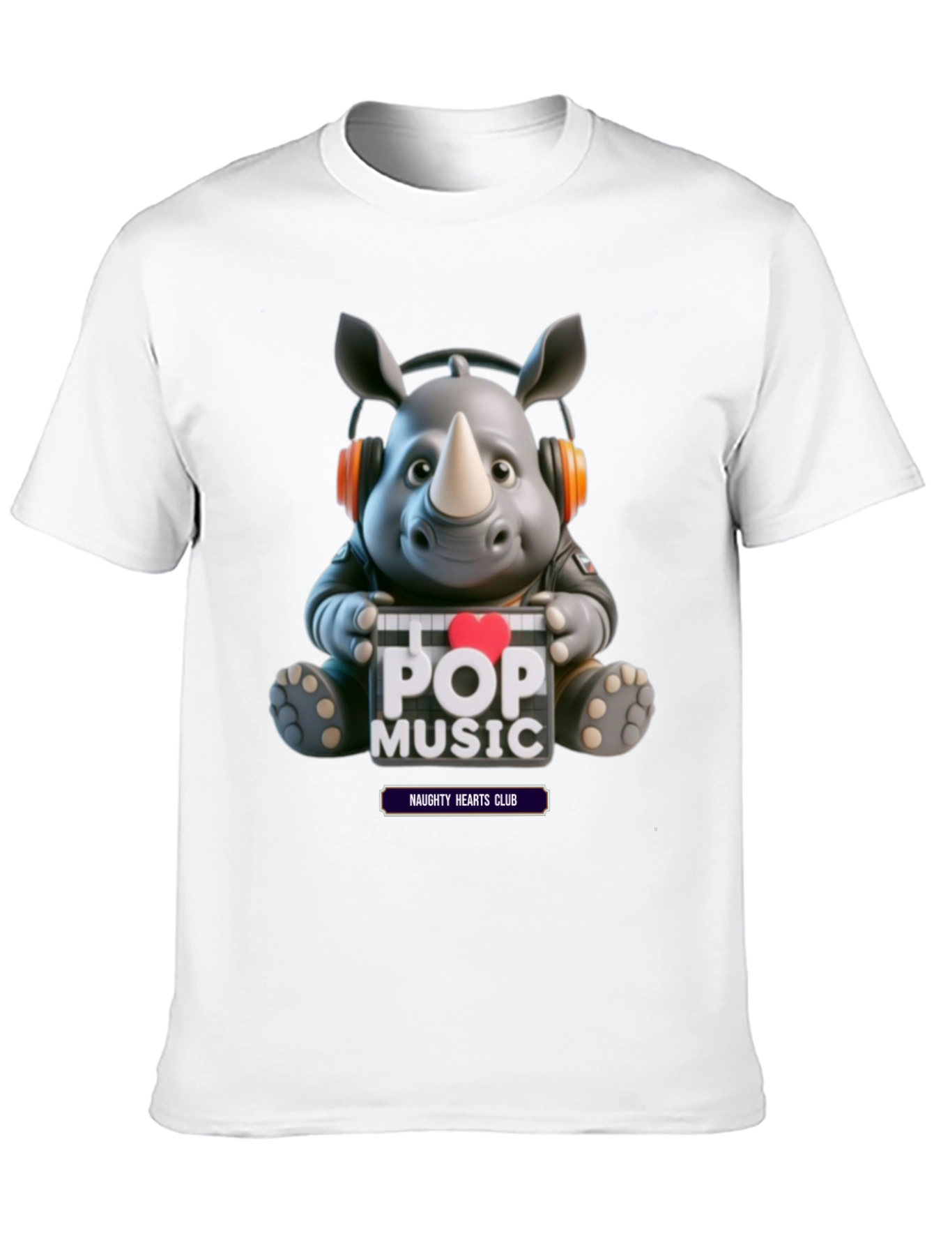 Pop Music Rhino Tee
