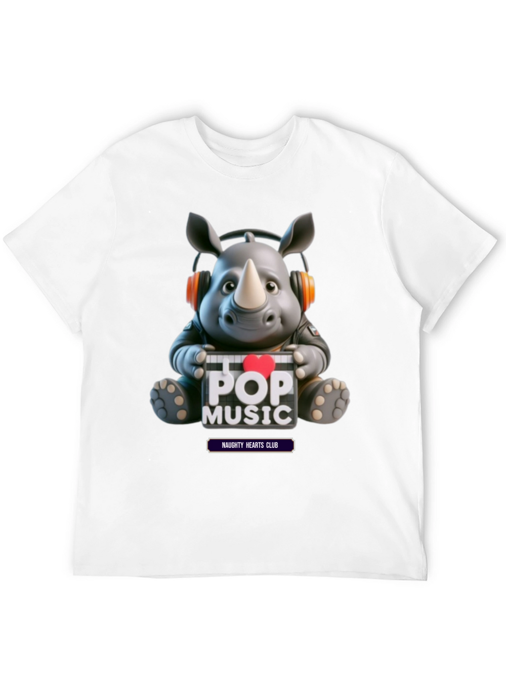 Pop Music Rhino Tee