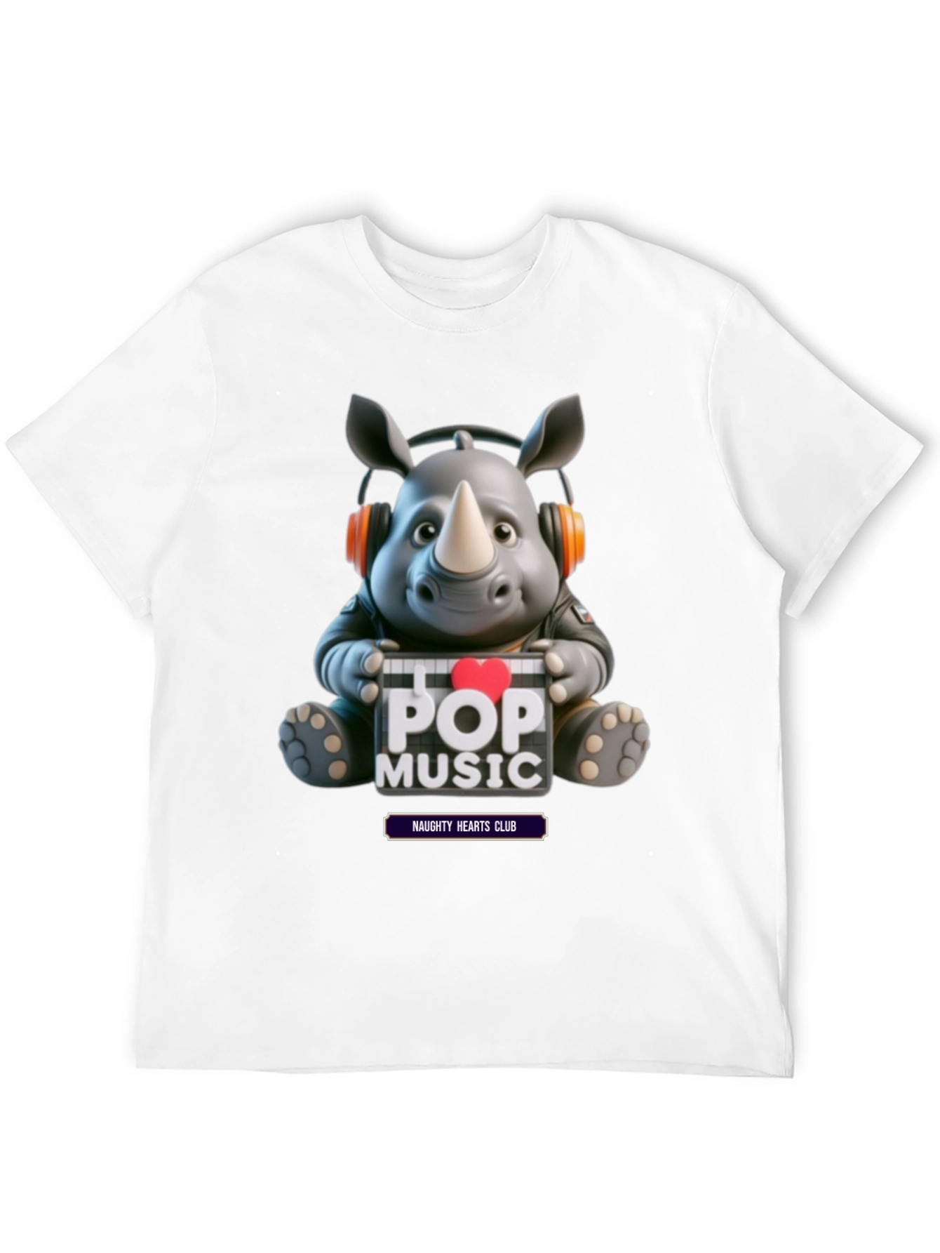 Pop Music Rhino Tee