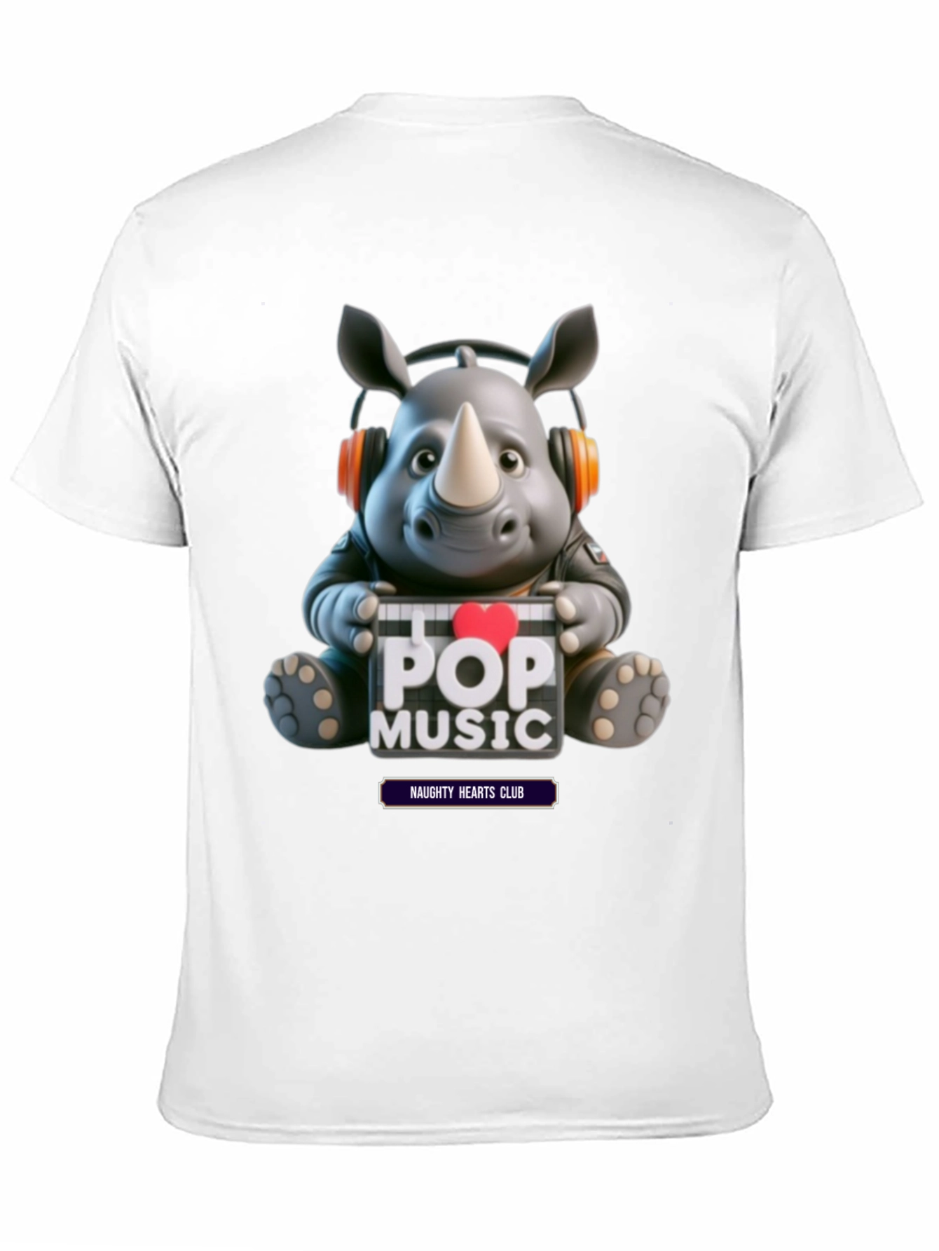 Pop Music Rhino Tee