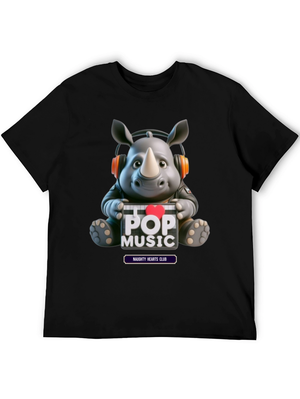 Pop Music Rhino Tee