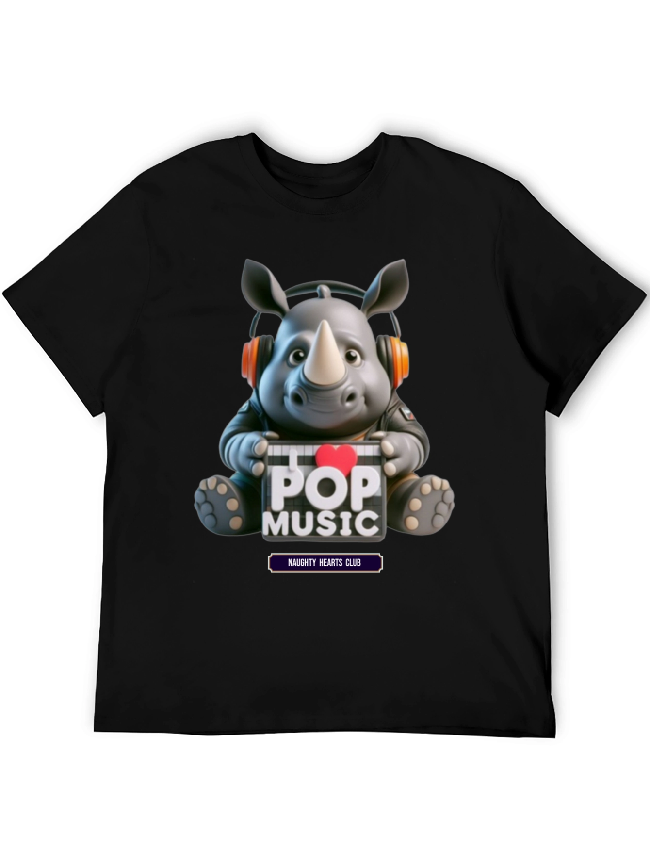 Pop Music Rhino Tee