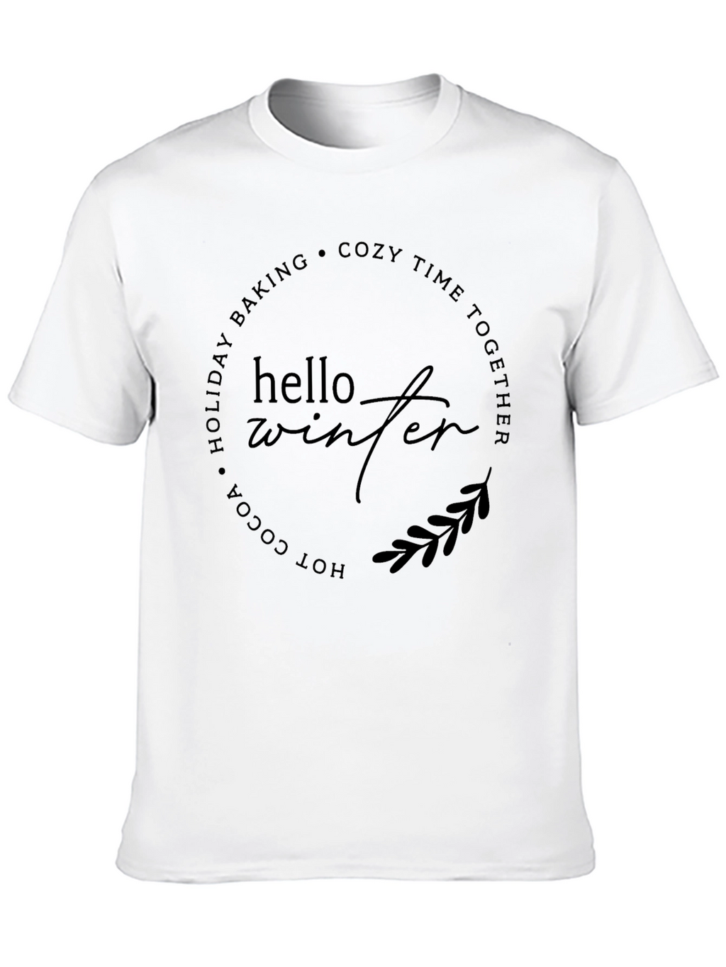 Hello Winter Cozy Holiday Baking Tee