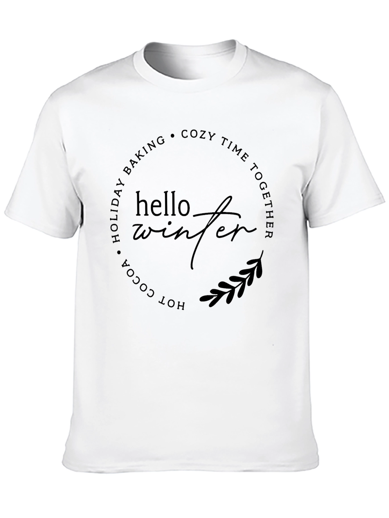 Hello Winter Cozy Holiday Baking Tee