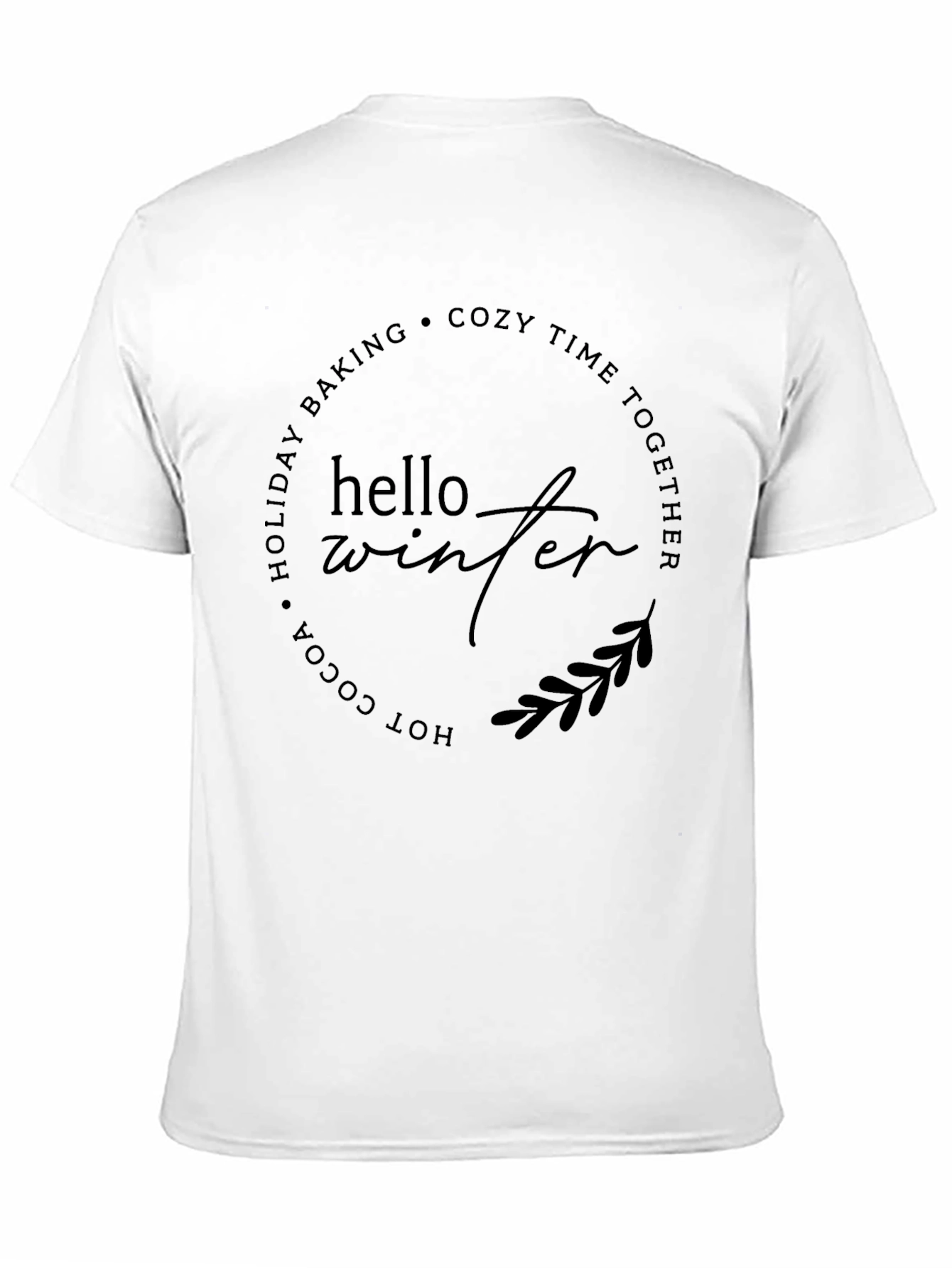 Hello Winter Cozy Holiday Baking Tee