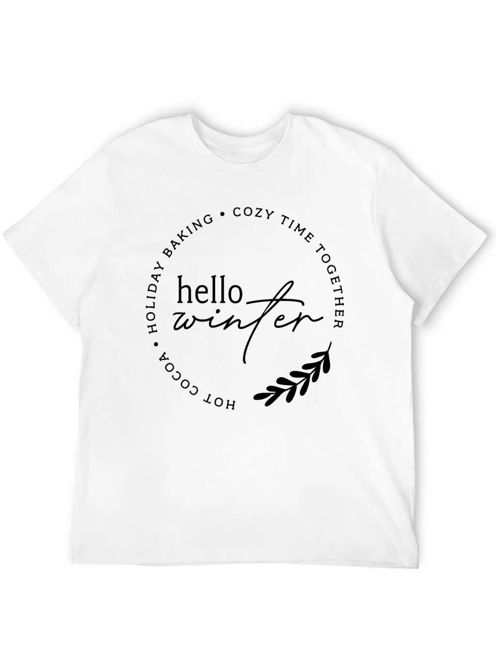 Hello Winter Cozy Holiday Baking Tee