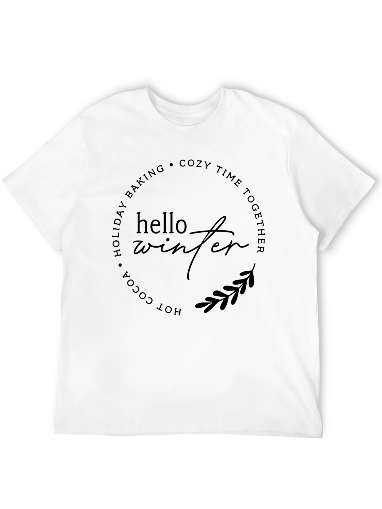 Hello Winter Cozy Holiday Baking Tee