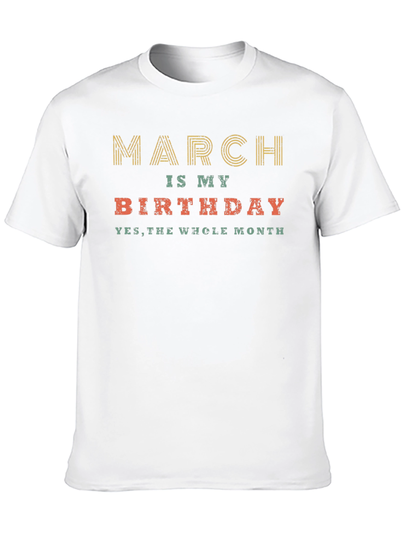 March Birthday Month Graphic Tee