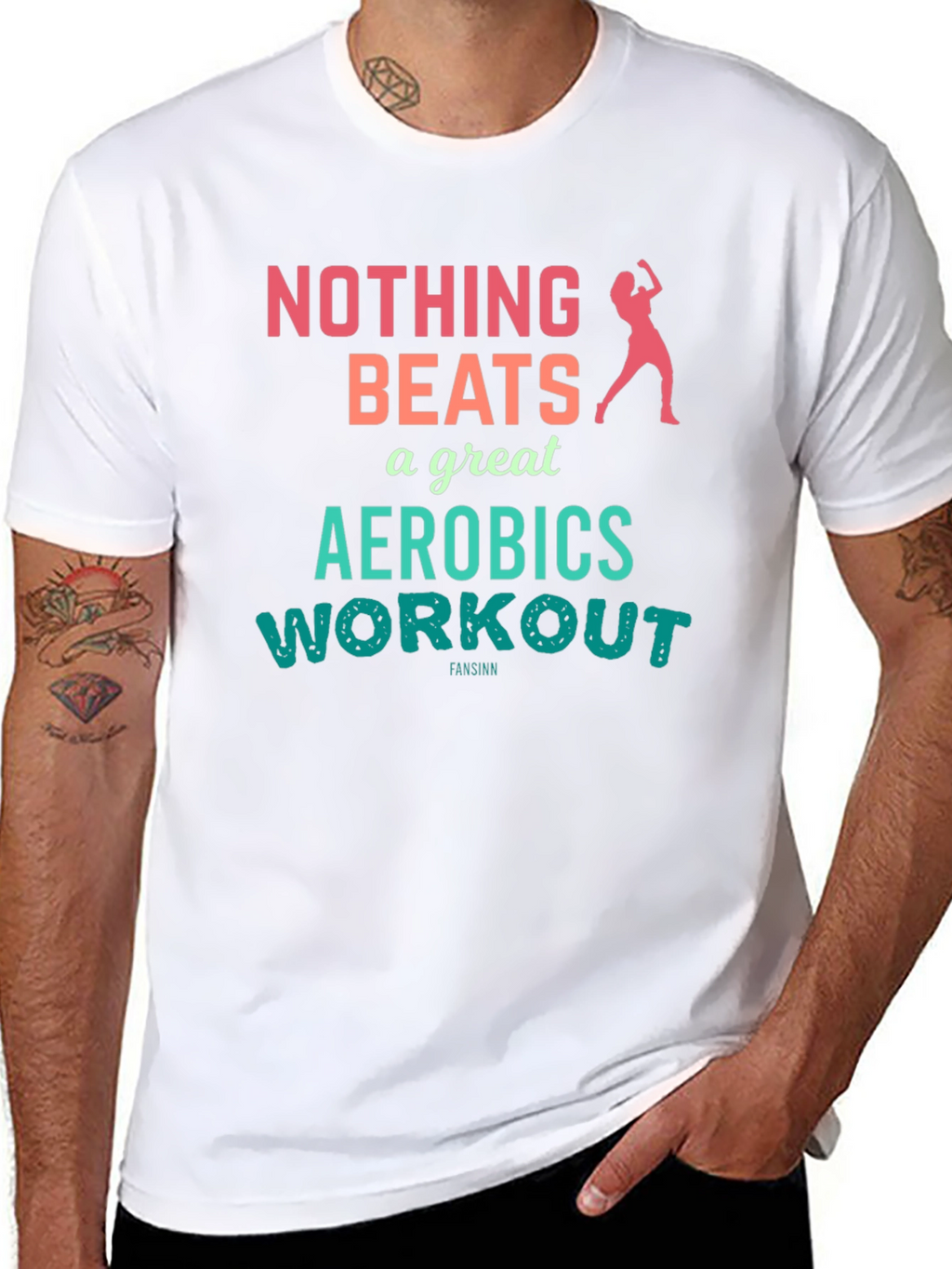 Nothing Beats Aerobics Workout Graphic Tee