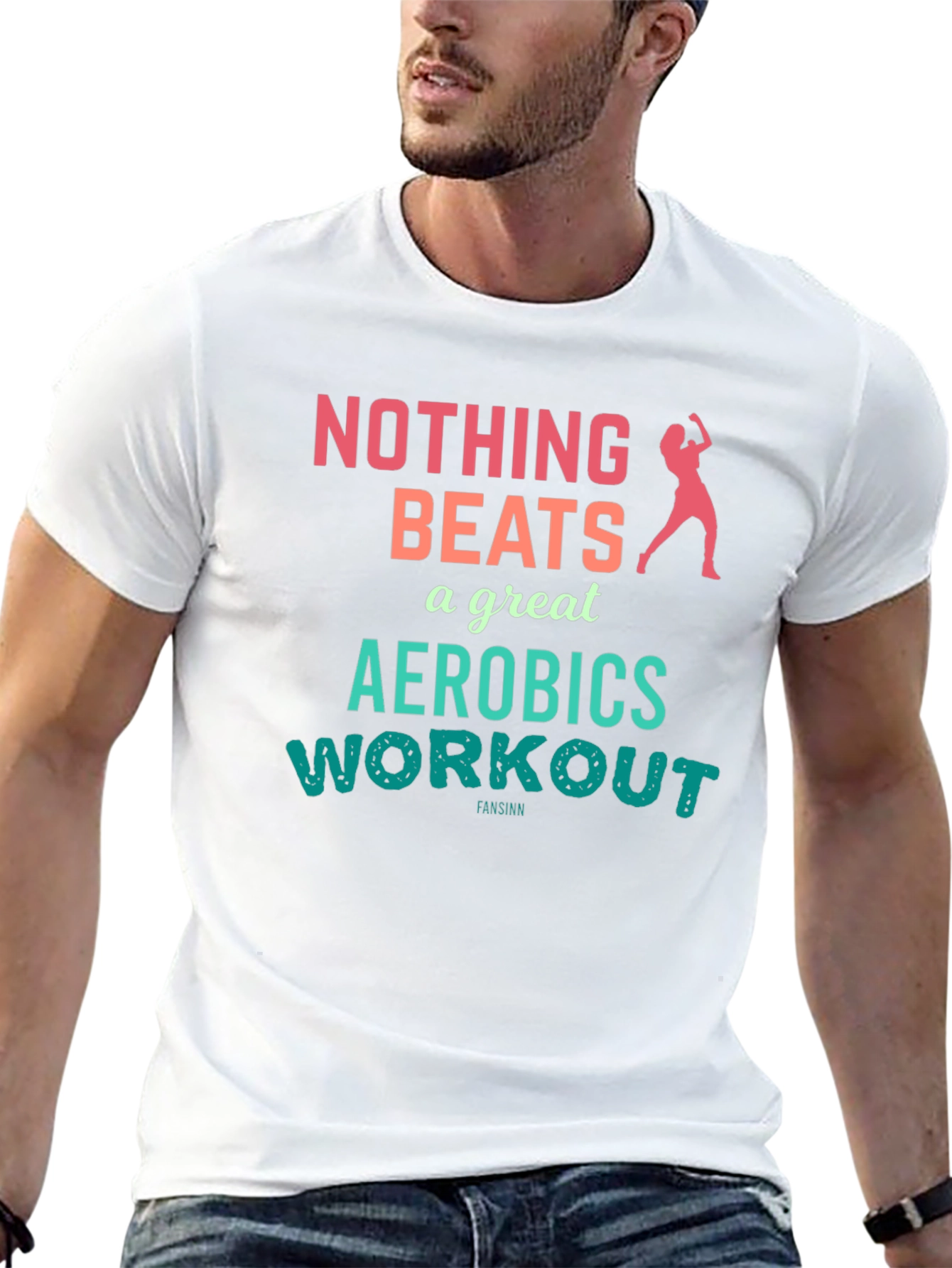 Nothing Beats Aerobics Workout Graphic Tee