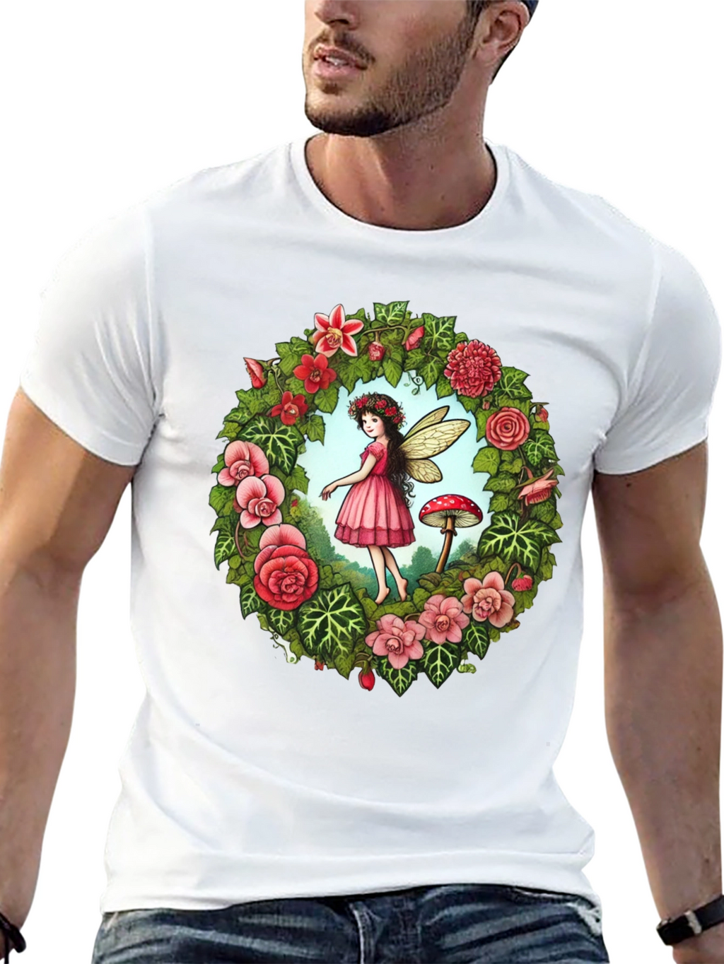 Fairy Ring Graphic Tee - Nature Lover T-Shirt