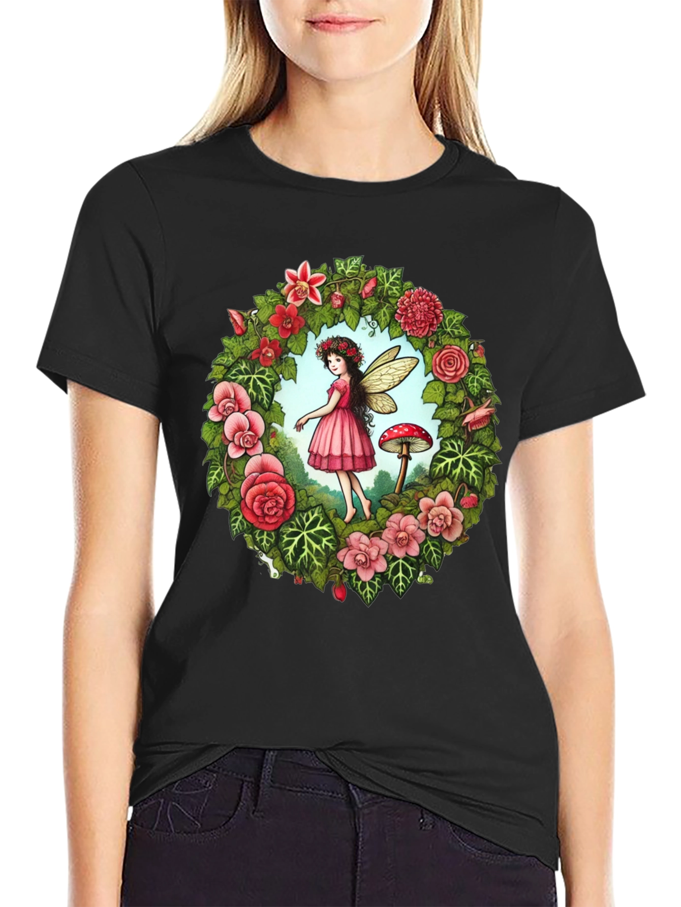 Fairy Ring Graphic Tee - Nature Lover T-Shirt