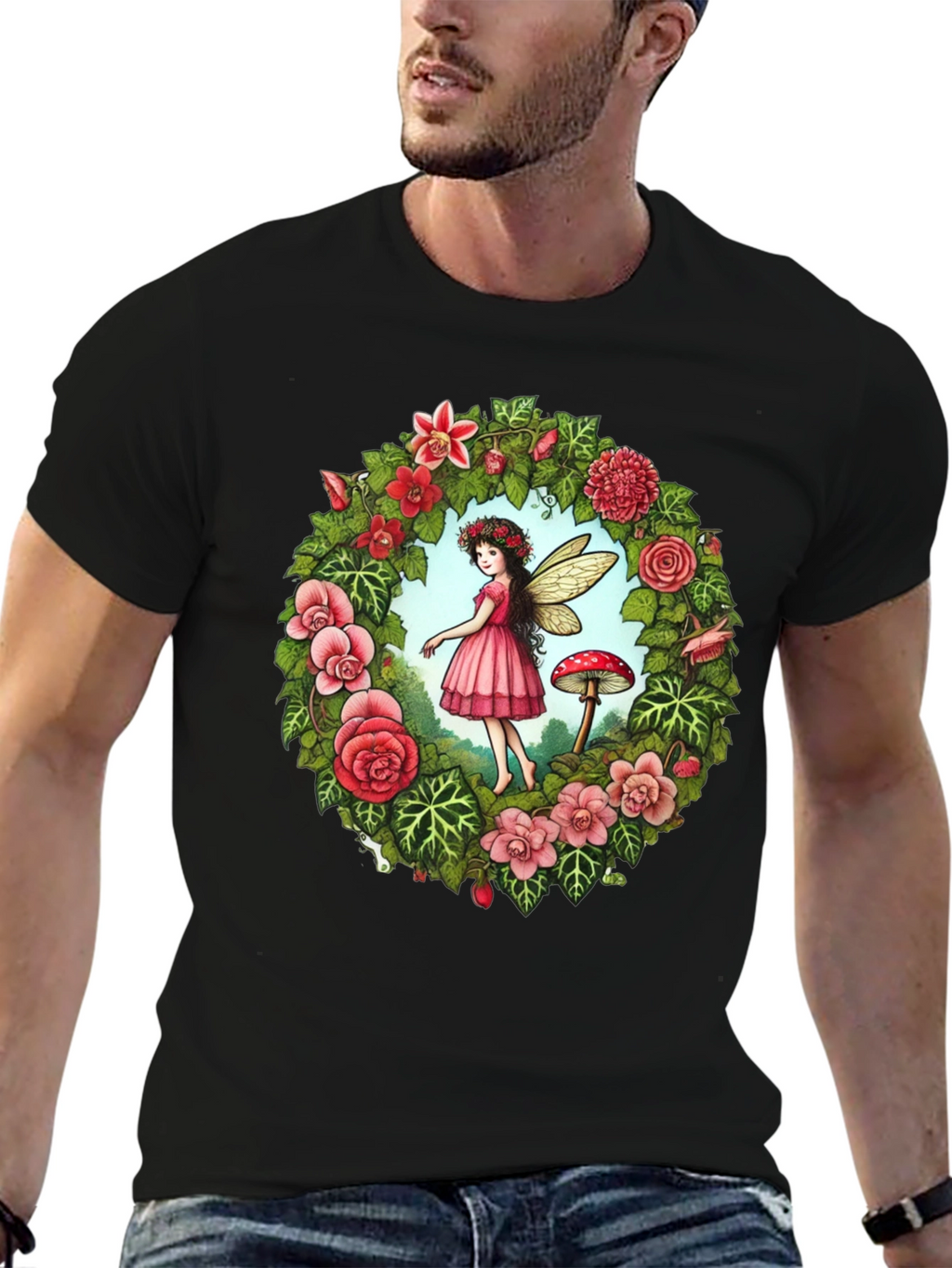 Fairy Ring Graphic Tee - Nature Lover T-Shirt