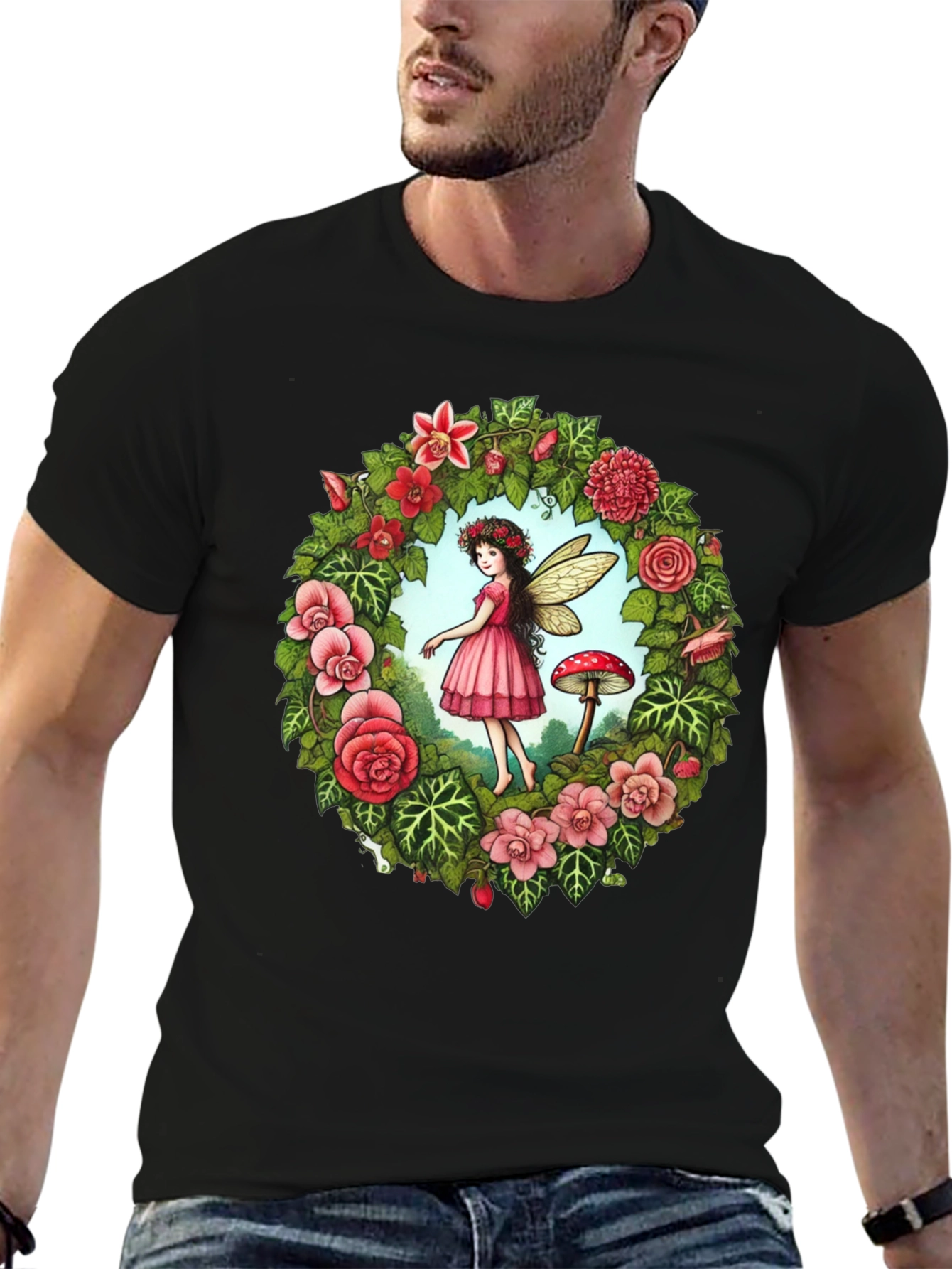 Fairy Ring Graphic Tee - Nature Lover T-Shirt