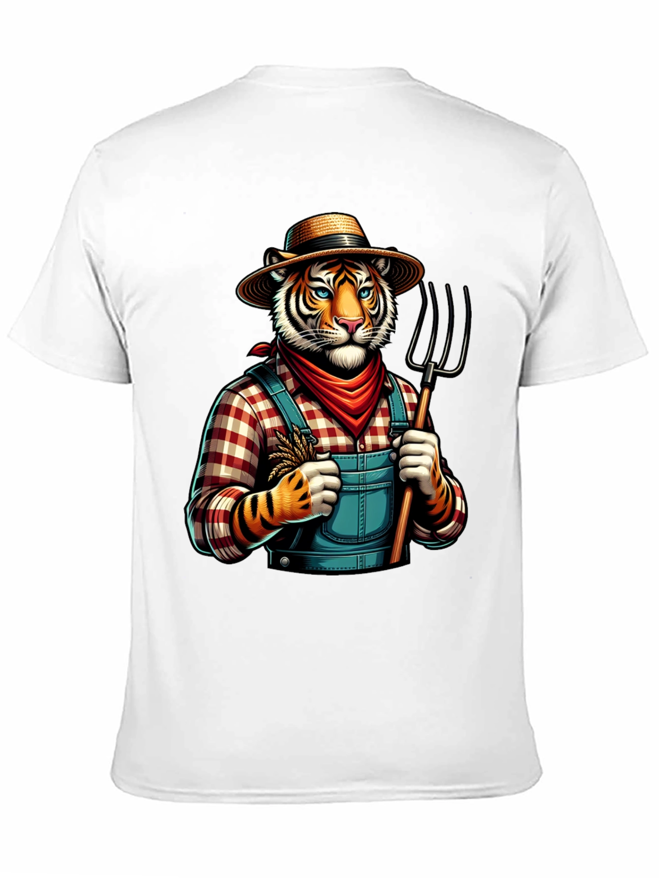 Tiger Farmer Graphic Tee