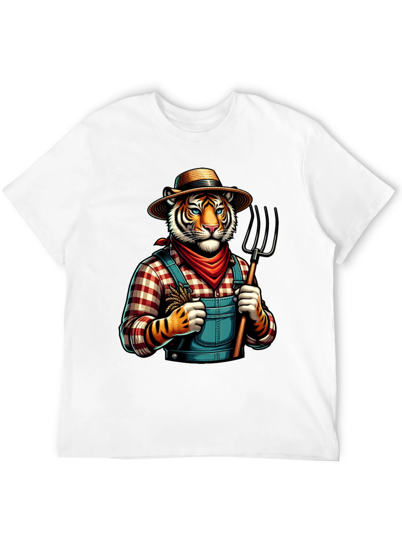 Tiger Farmer Graphic Tee