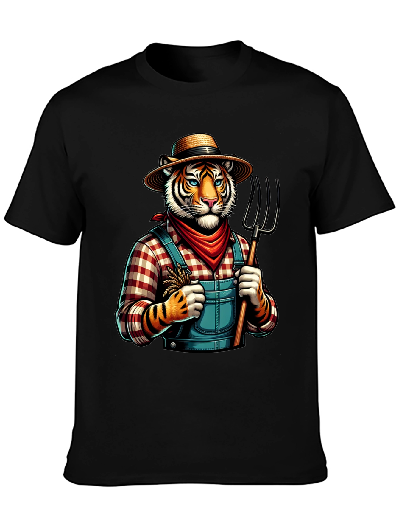 Tiger Farmer Graphic Tee