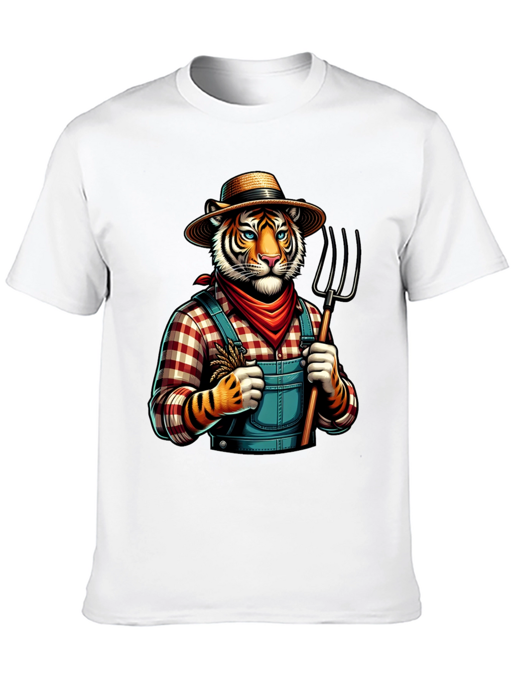 Tiger Farmer Graphic Tee
