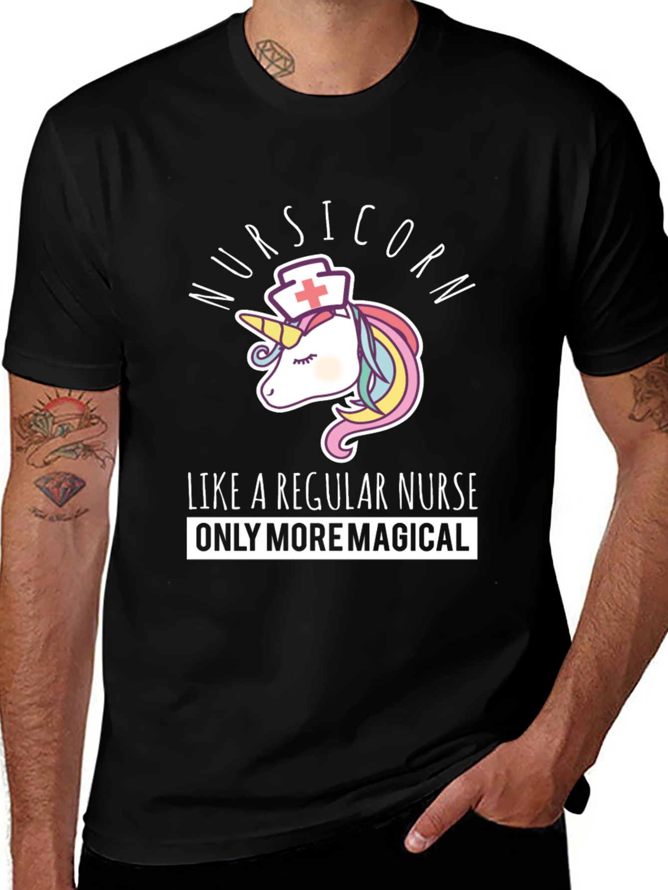 Nursicorn T-Shirt: Like A Regular Nurse Only More Magical