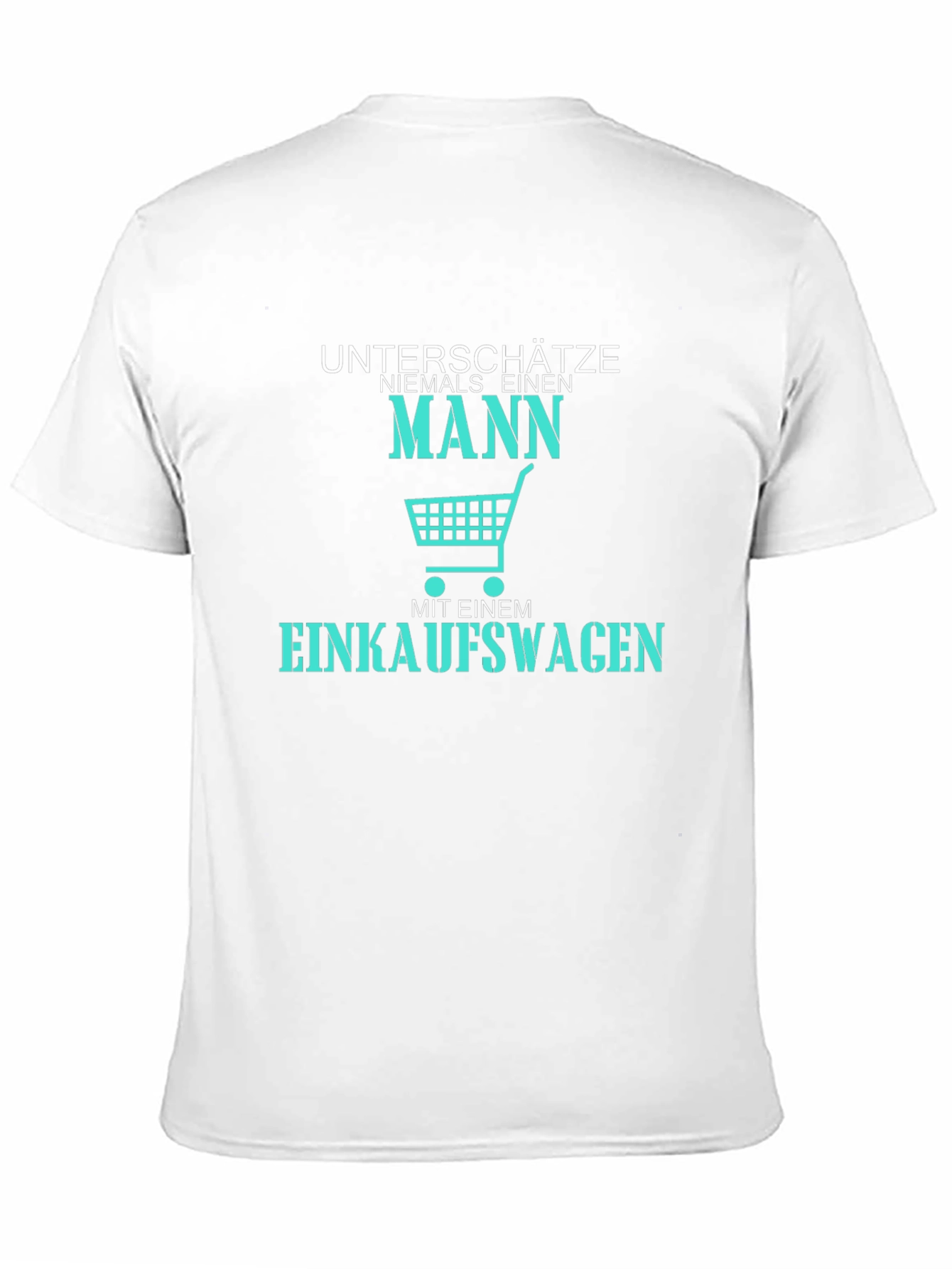 Mens Never Underestimate a Man Black Graphic T-Shirt