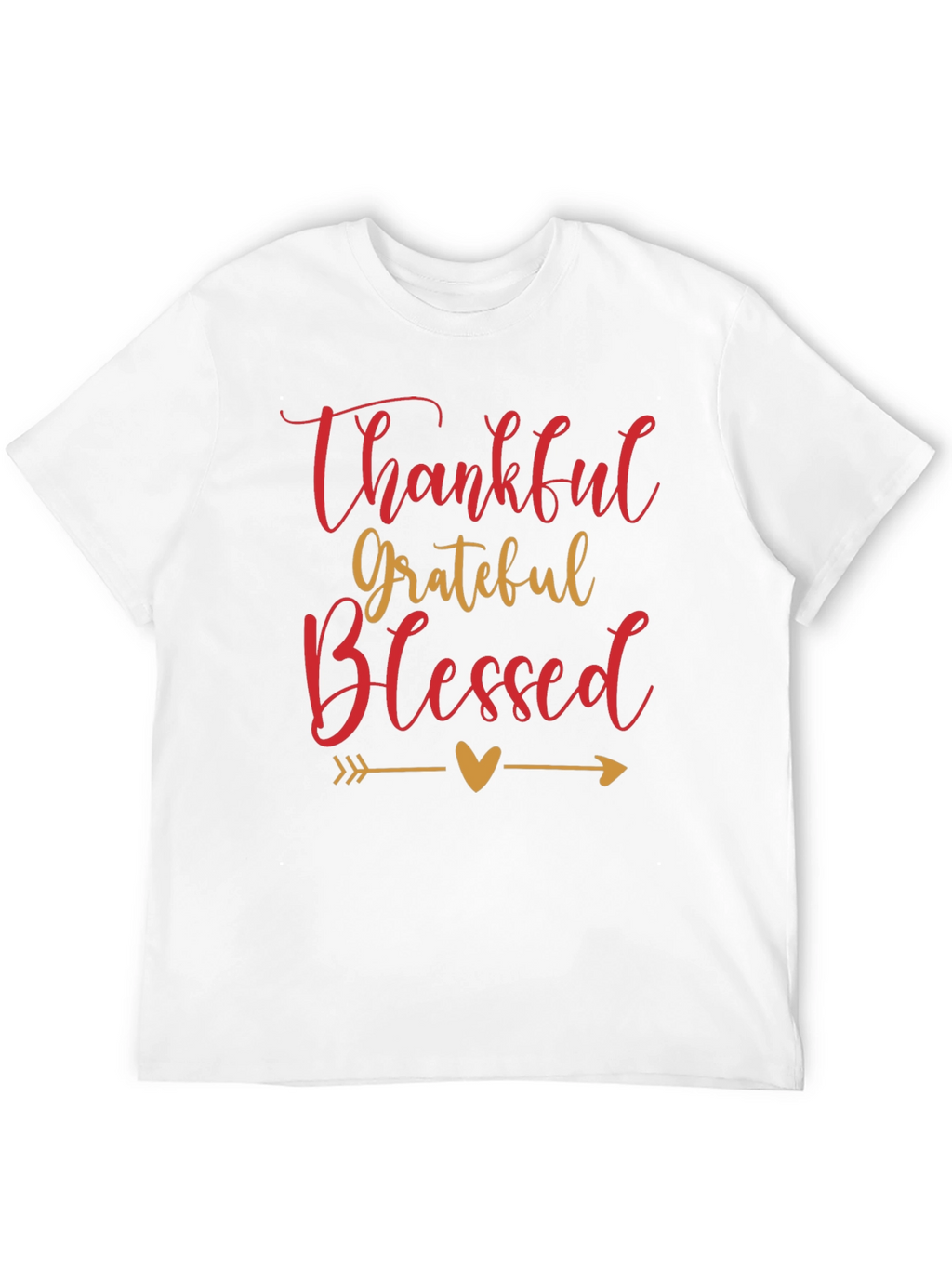 Thankful Grateful Blessed Graphic Tee