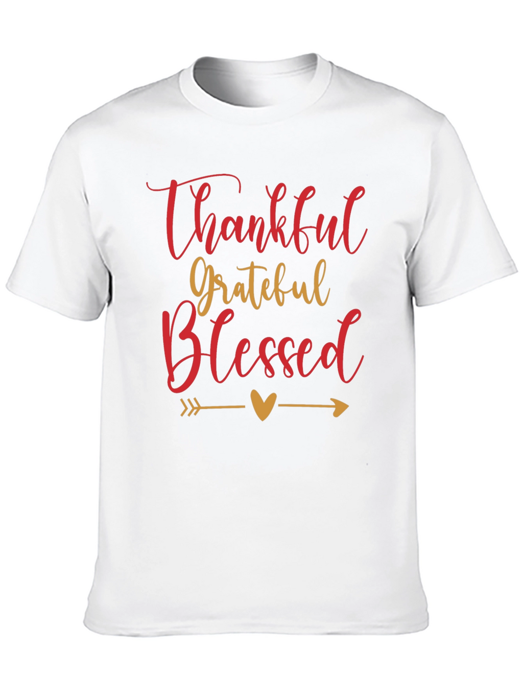 Thankful Grateful Blessed Graphic Tee