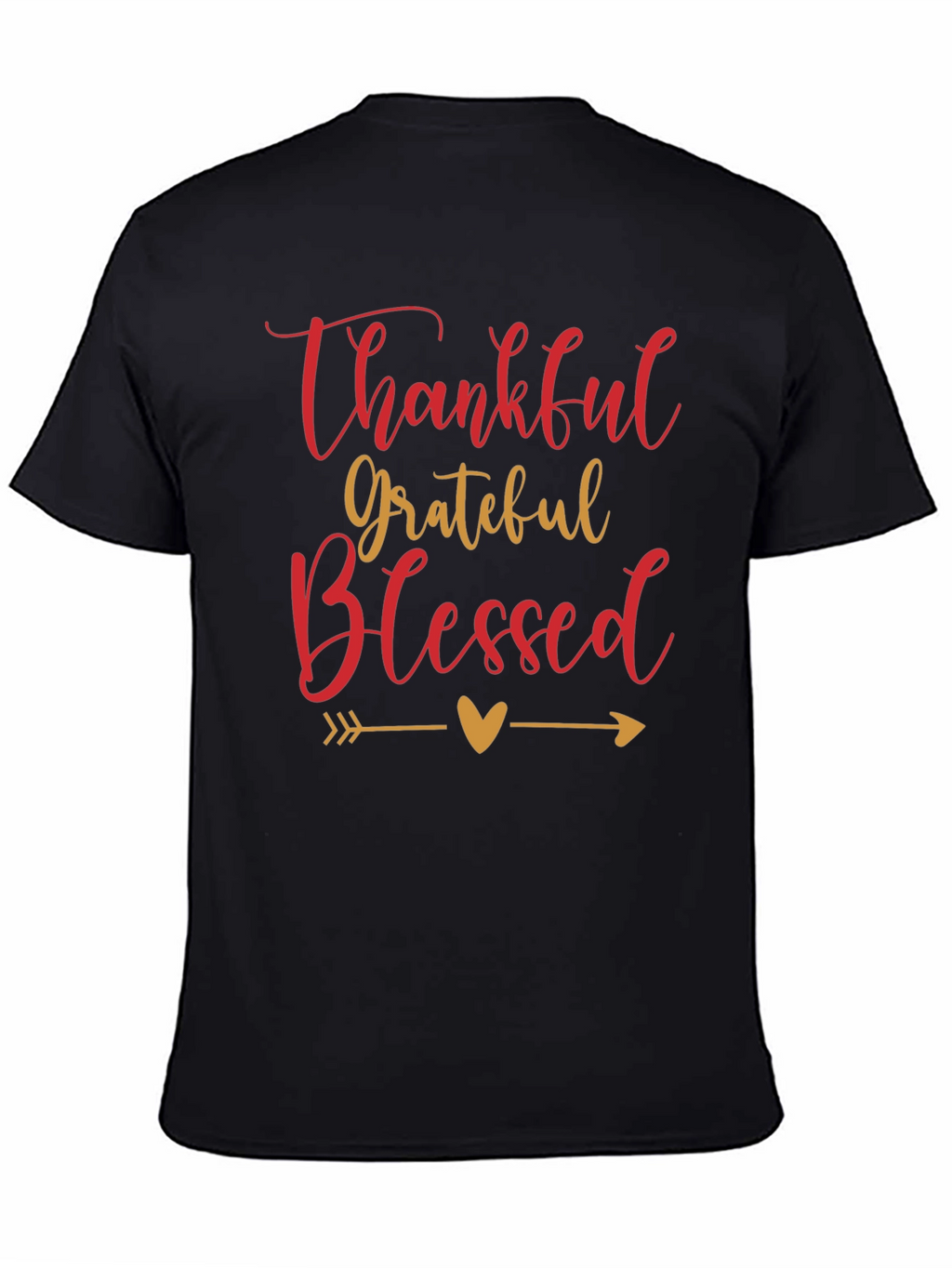 Thankful Grateful Blessed Graphic Tee