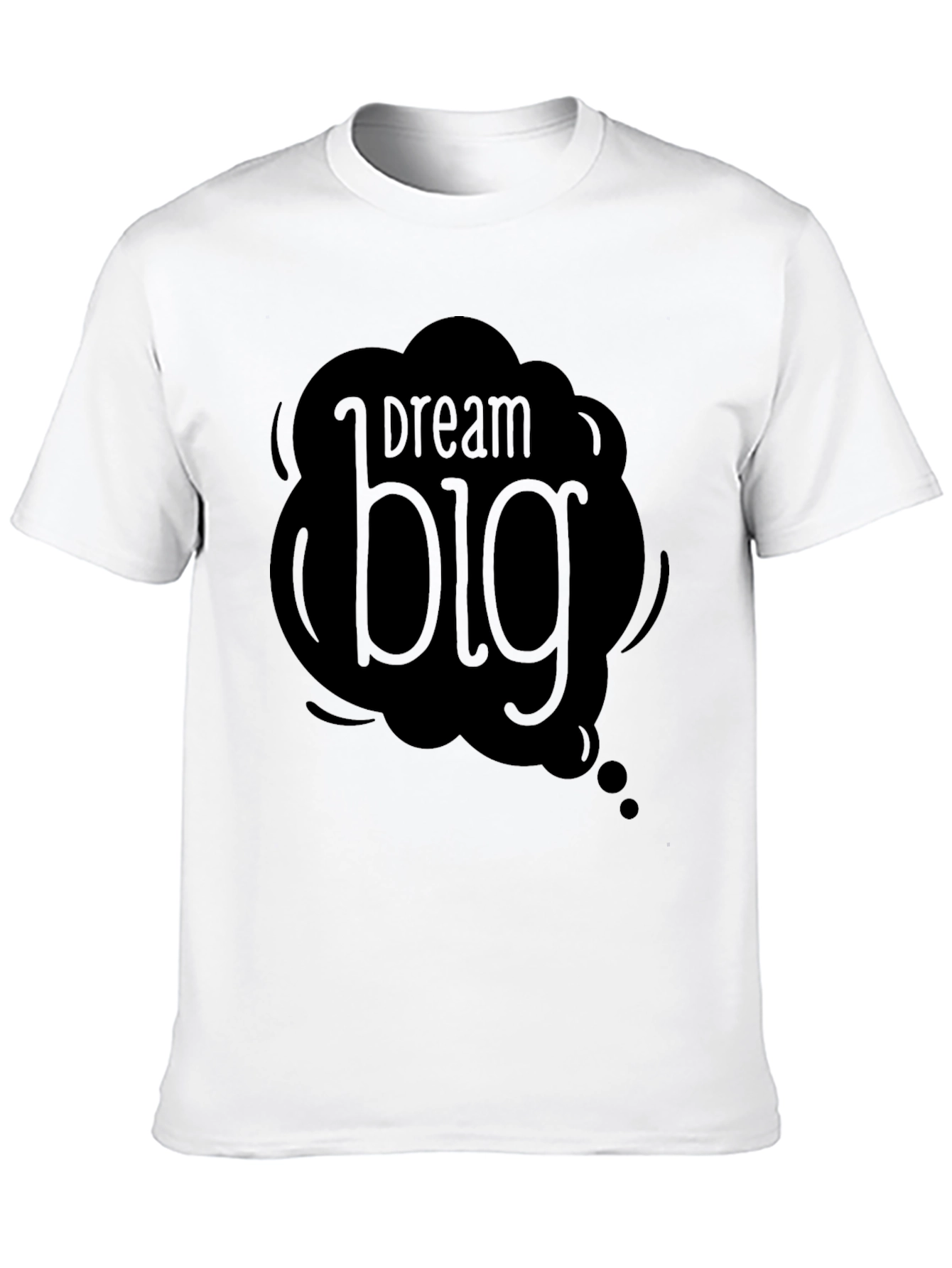 Dream Big Graphic Black T-Shirt