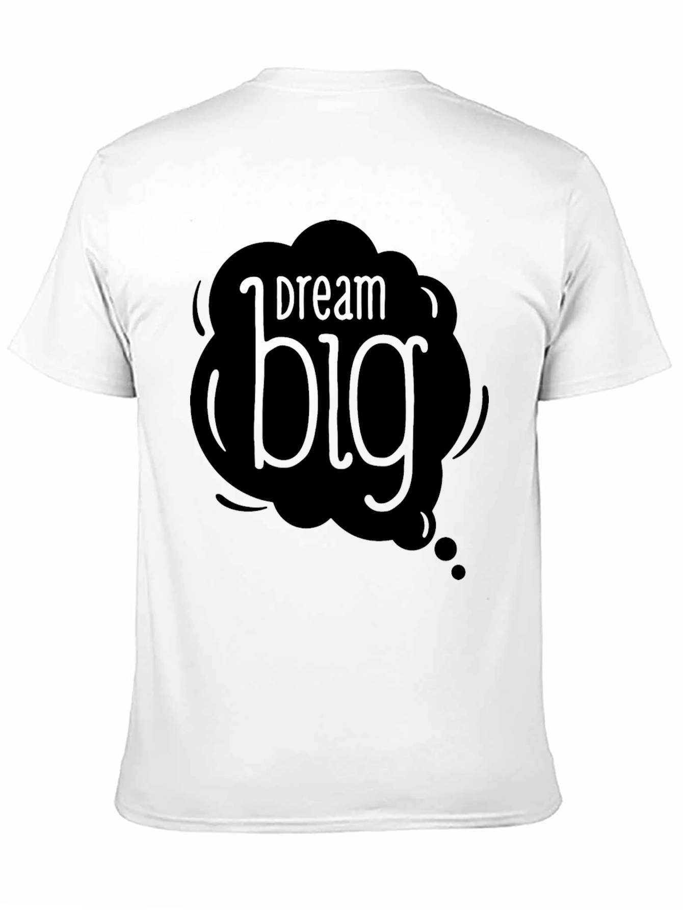 Dream Big Graphic Black T-Shirt