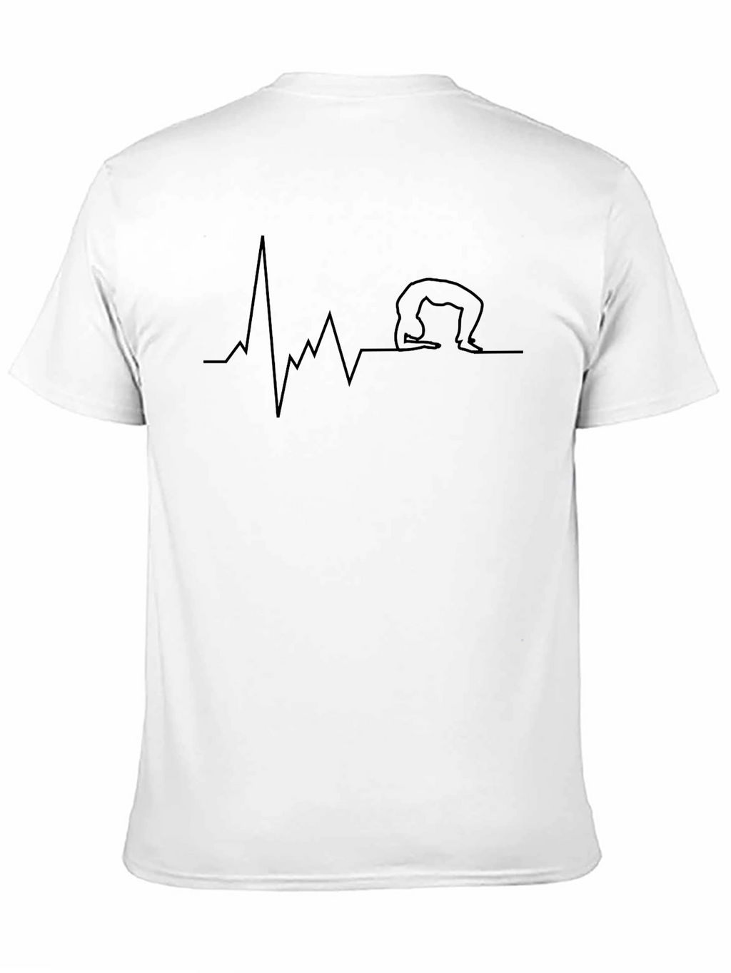Yoga Heartbeat T-Shirt - Cool Graphic Tee