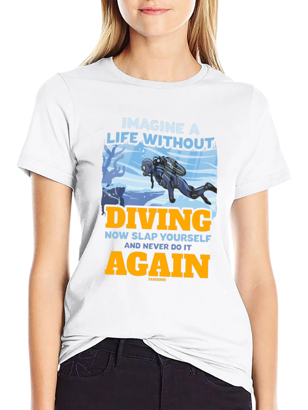 Diving T-Shirt - Imagine a Life Without Diving
