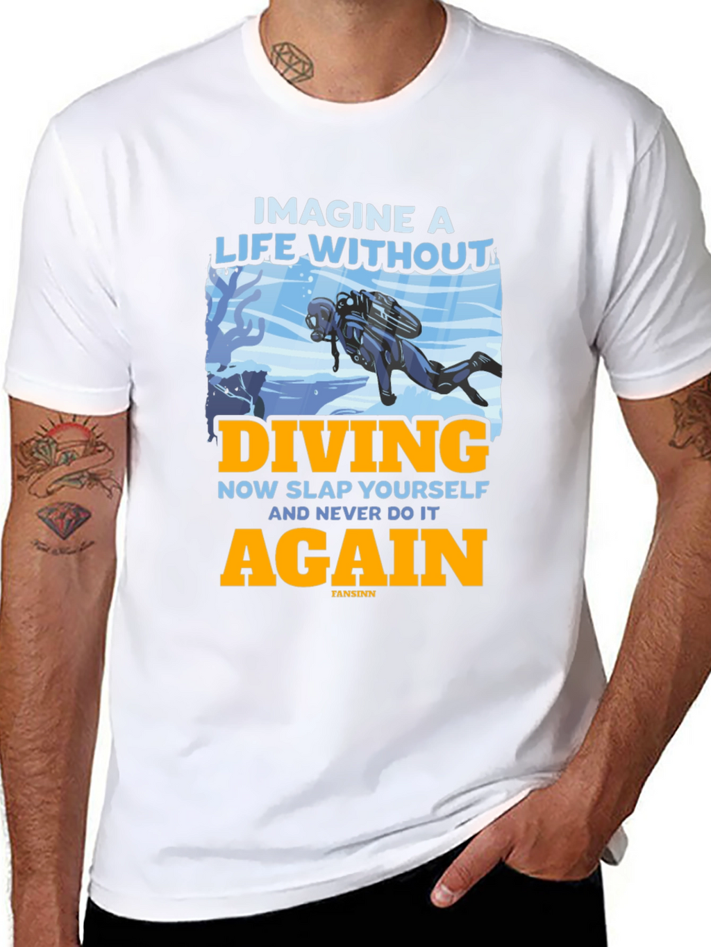 Diving T-Shirt - Imagine a Life Without Diving
