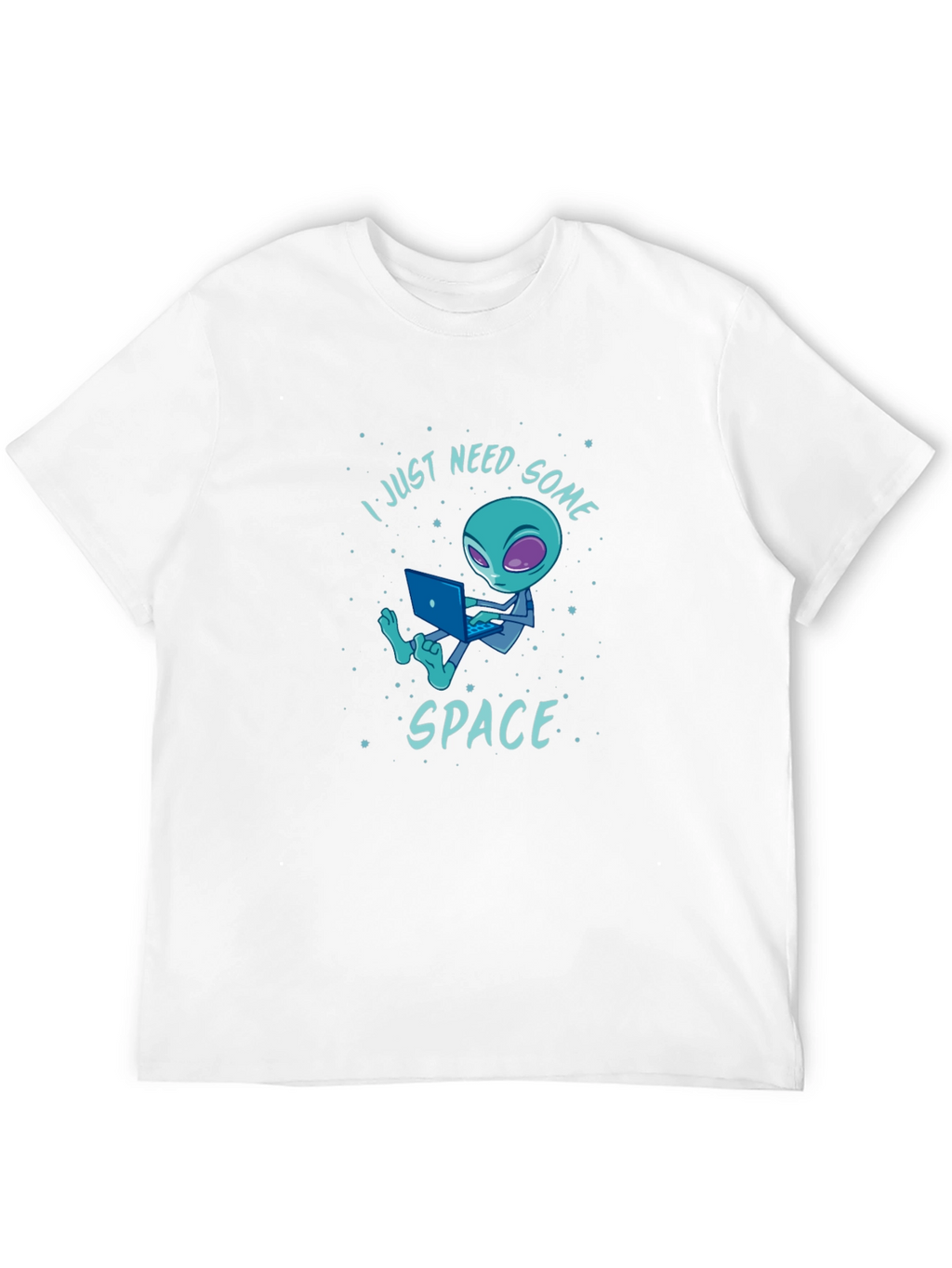 I Just Need Some Space Alien Graphic T-Shirt