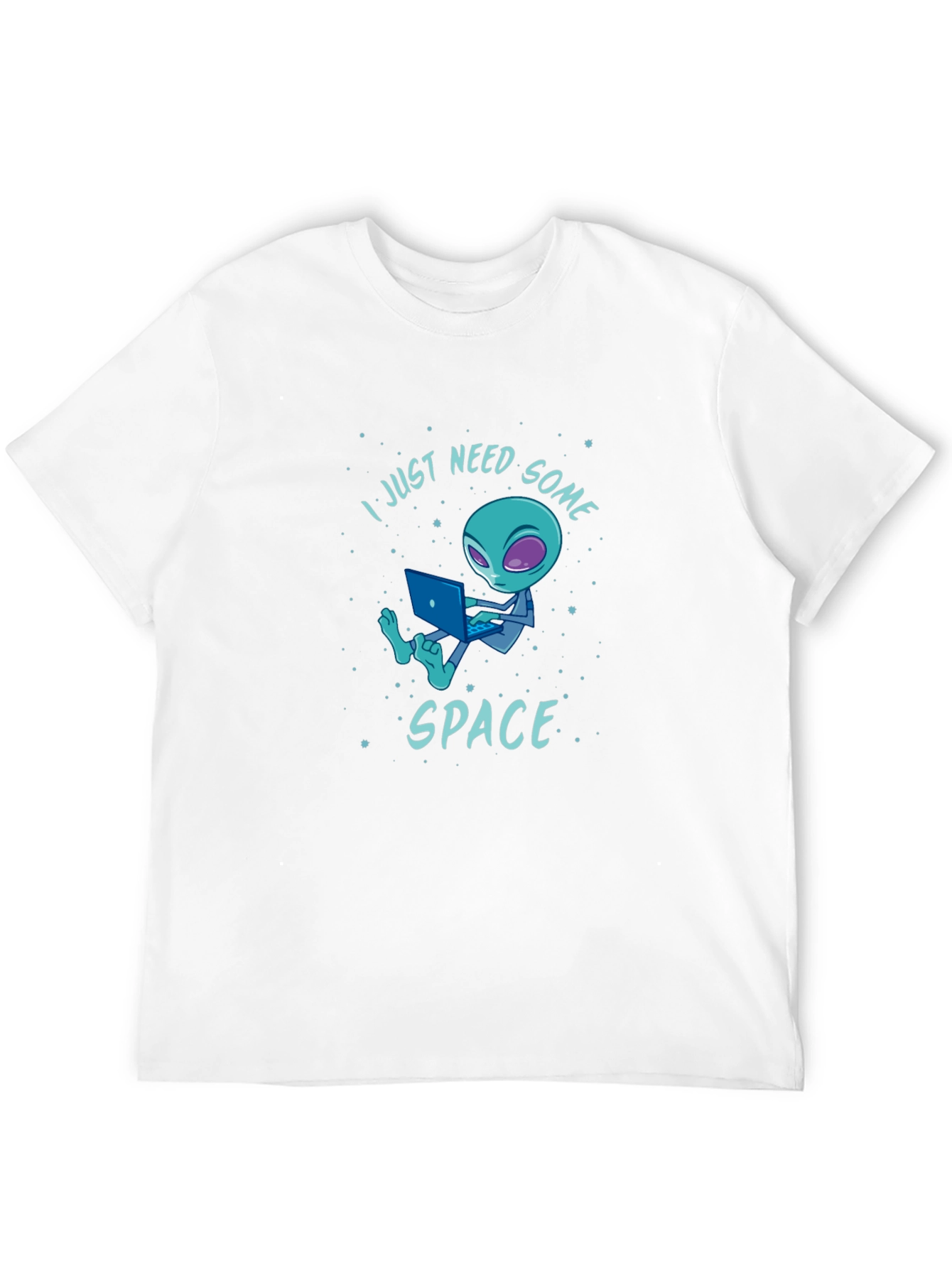 I Just Need Some Space Alien Graphic T-Shirt