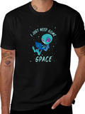 I Just Need Some Space Alien Graphic T-Shirt