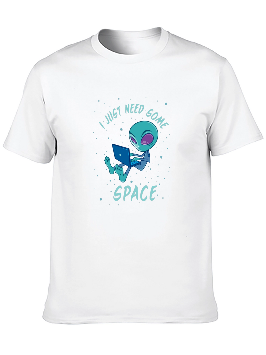 I Just Need Some Space Alien Graphic T-Shirt