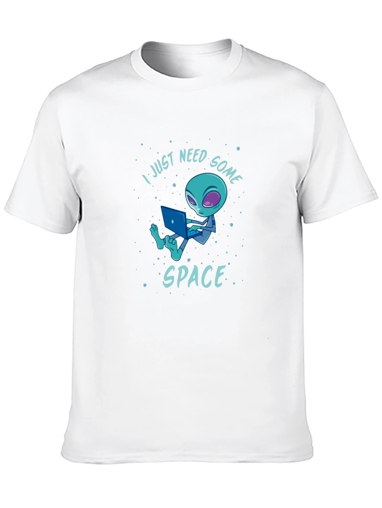 I Just Need Some Space Alien Graphic T-Shirt