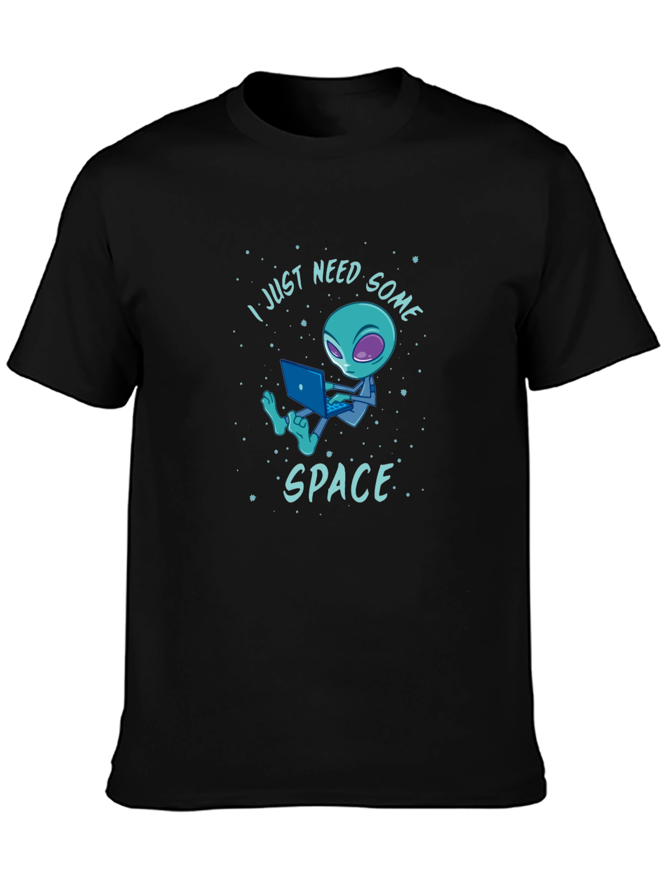 I Just Need Some Space Alien Graphic T-Shirt